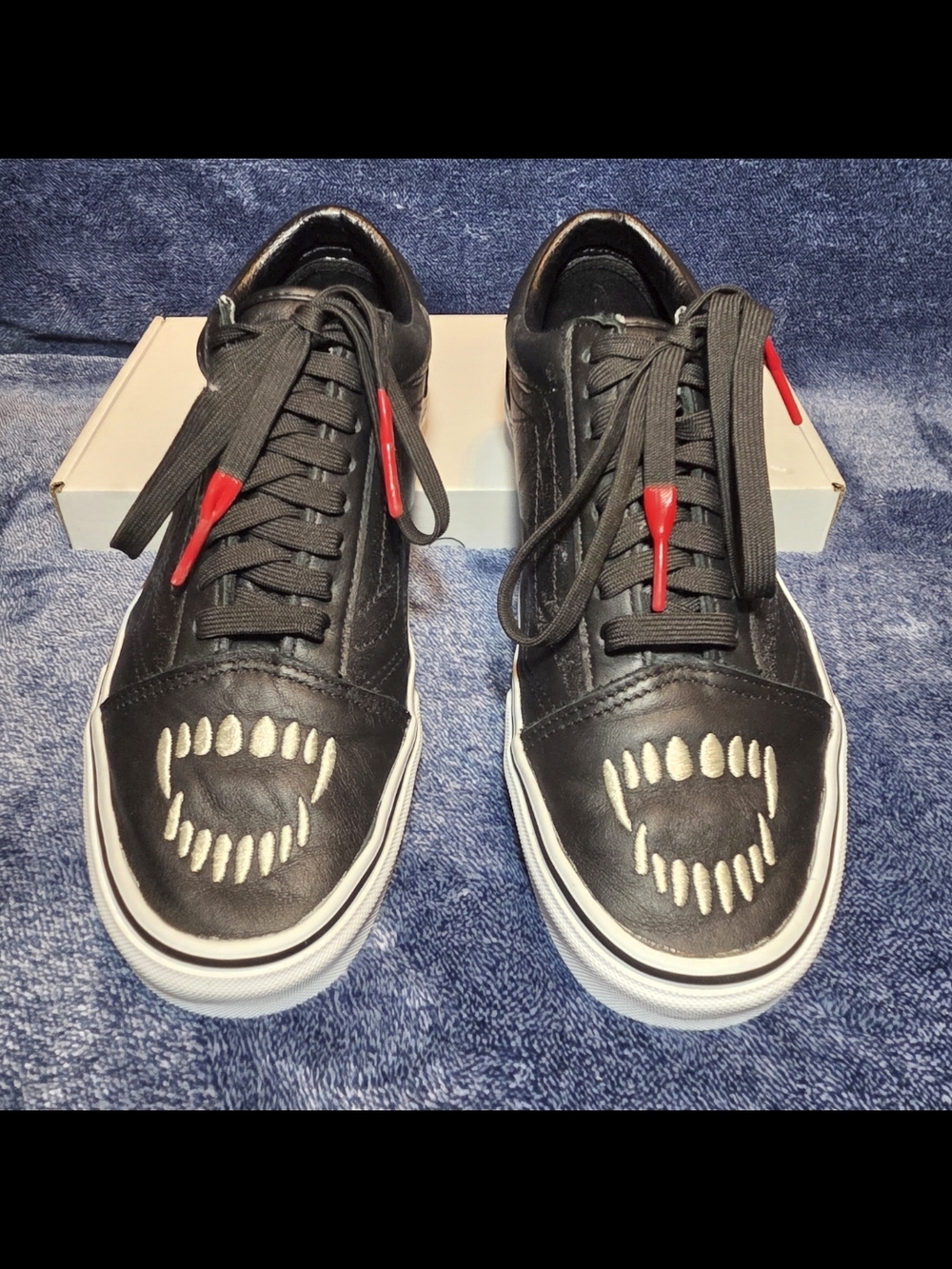 Vans Black Old Skool "Fangs" - Picture 3 of 7